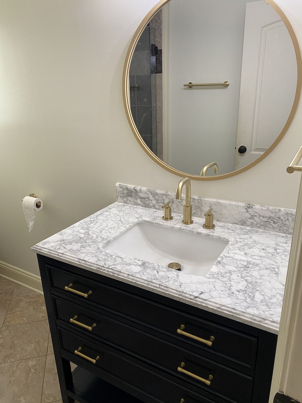 Cottage restoration with stone patio